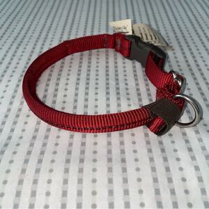 Spindrift dog collar, red, size XSMALL (12”-15”) NWT